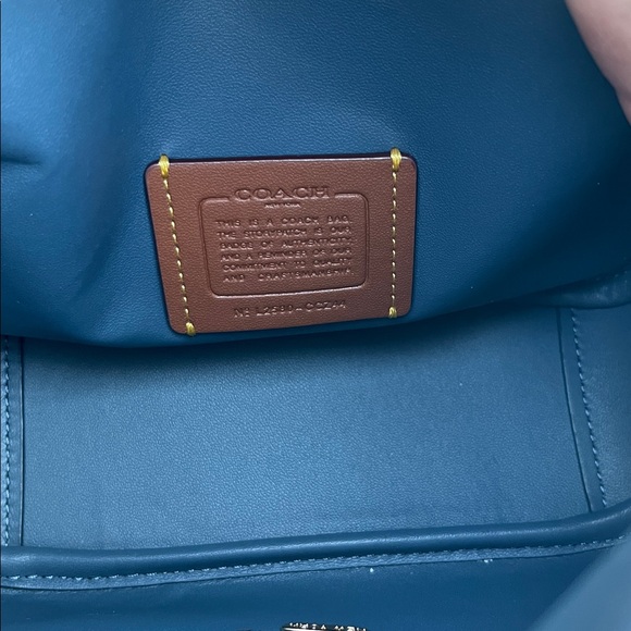 Coach Hadley Mini Denim Crossbody Bag Purse - Picture 10 of 11